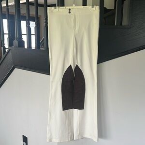 Cream horse riding dress pants